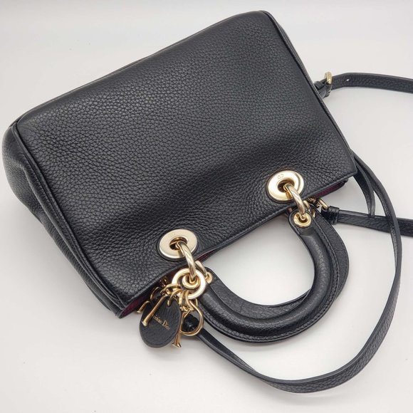 100% Authentic Christian Dior Black Handbag & Crossbody Bag - Picture 6 of 16